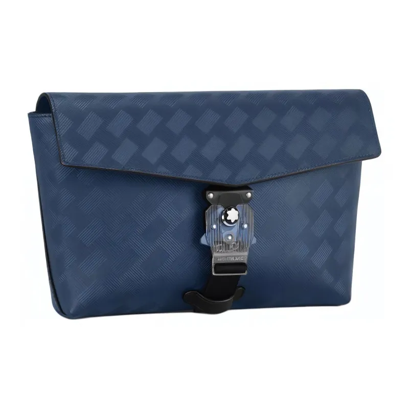 MONTBLANC Leather Handheld Shoulder Bag Crossbody Bag Men's Ink Blue-1