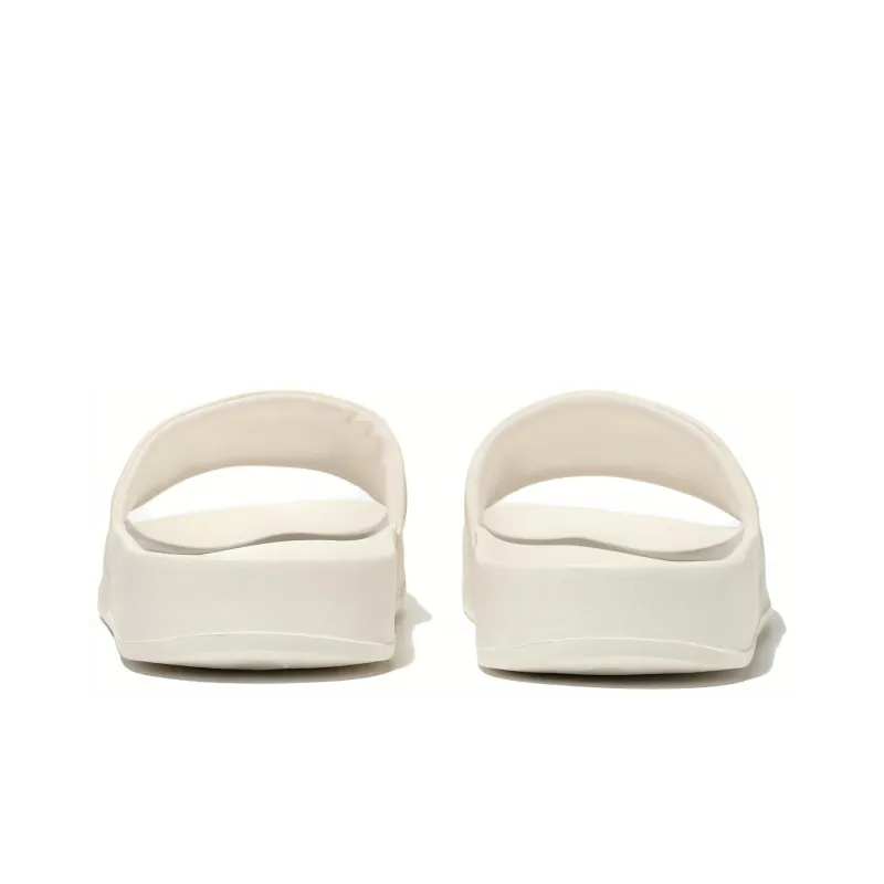 FILA Drifter Lines Casual Sports Slippers Unisex Beige Blue Korean Version 'Creamwhite Blue'-3