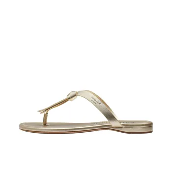 Kate Spade Flip Flops Women's Gold