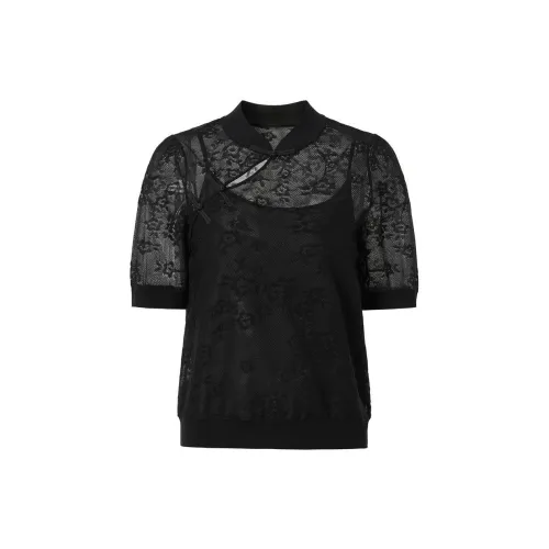 JZ. ANNAKRO T-Shirts Women's Plain Black