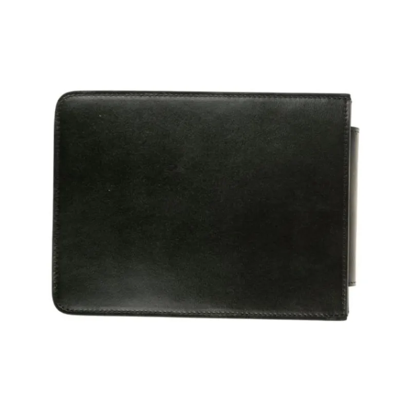 AMIPARIS Cow Leather With Cotton Shoulder Bag Crossbody Bag Wallet Card Holder Men's Black-2