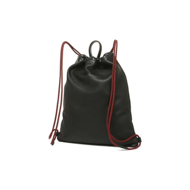 GUCCI Leather Backpack Medium Size Unisex Black-2