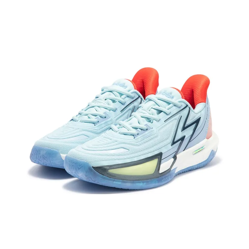 361° BIG3 4.0 Quick Pro Cushioning Anti-Slip Wear-Resistant Breathability Low-Top Basketball Shoes Men's Glacier Blue-2