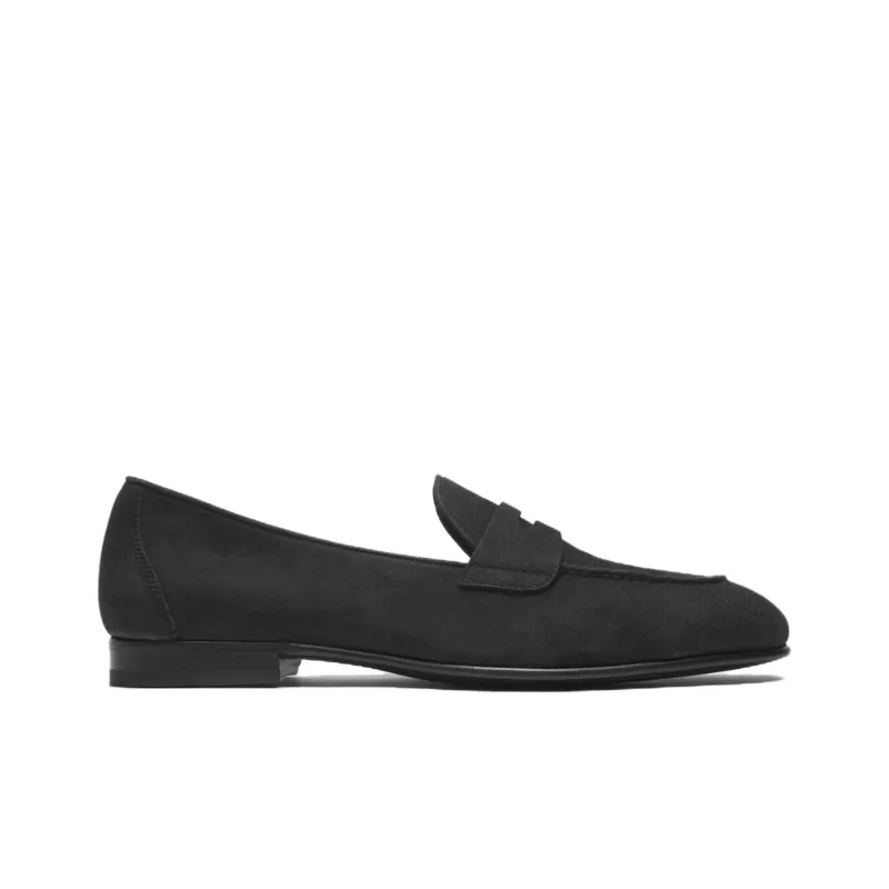 BRIONI Aurland Loafers Men's Black-1