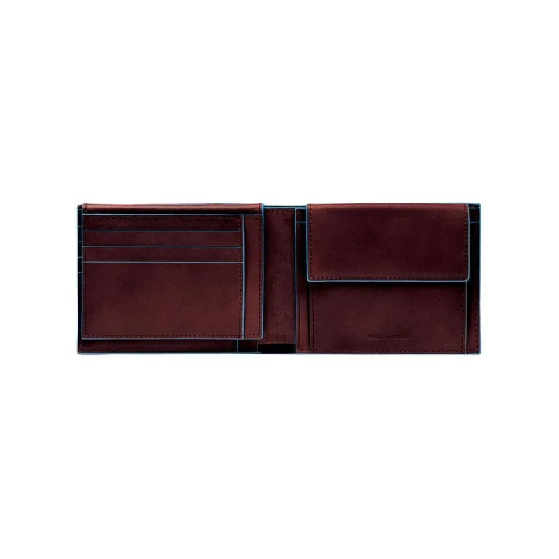PIQUADRO Leather Wallet Men's Brown-1