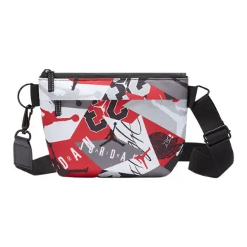 Jordan Polyester Fanny Pack Shoulder Bag Crossbody Bag Regular Unisex Red Gray White