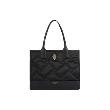 Kurt Geiger London Nylon Tote Bag Shopping Bag Handbag Small Size Women's Black