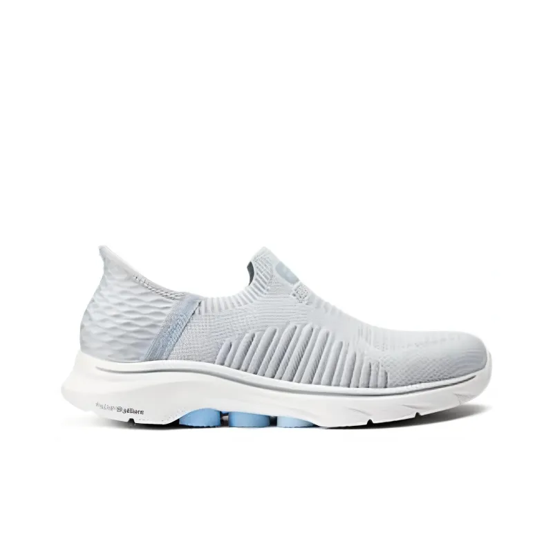Skechers GO WALK 7 Hands Free Slip Ins Cushioning Breathable Support Low Top Casual Shoes Women's Gray-1