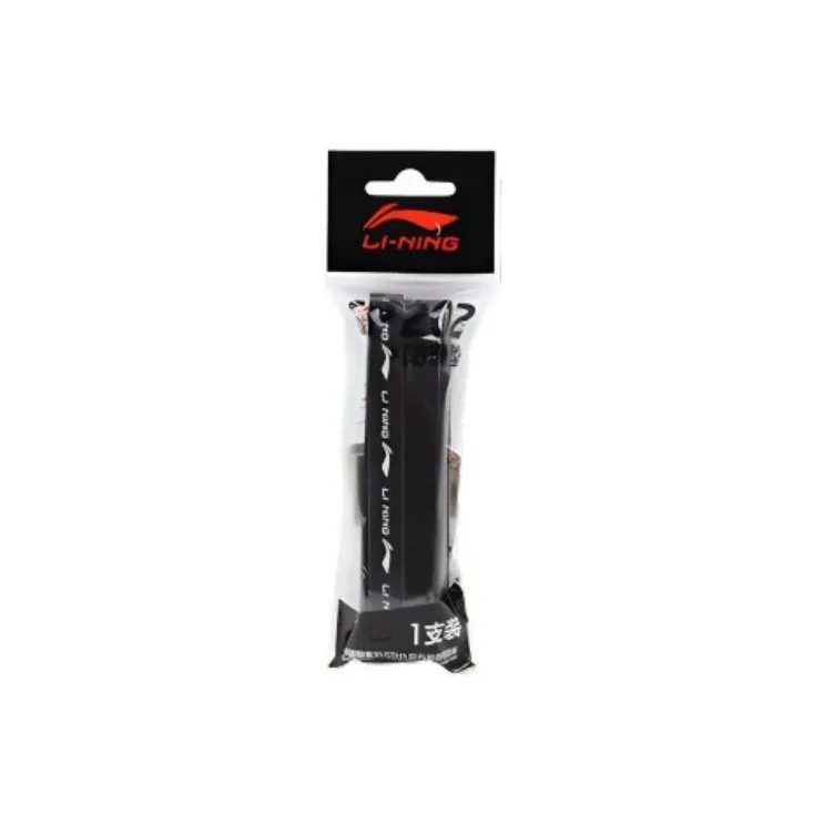 LiNing Badminton Grip Tape Black PU Thin GP3000 Flat Side-0