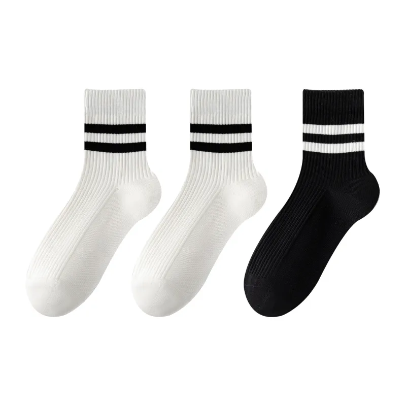 XXLLG Mid Calf Socks Women's 3 Pack-2