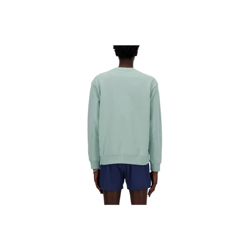 New Balance Athletics French Terry Crew Sweatshirt Men's Light Green-1
