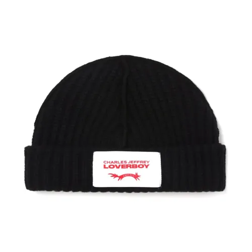 CHARLES JEFFREY Loverboy Logo-patch Chunky-knit Beanie