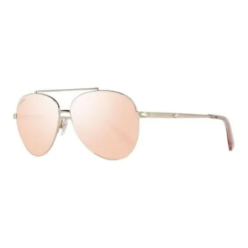 Swarovski Metal Aviator Sunglasses Women's Silver