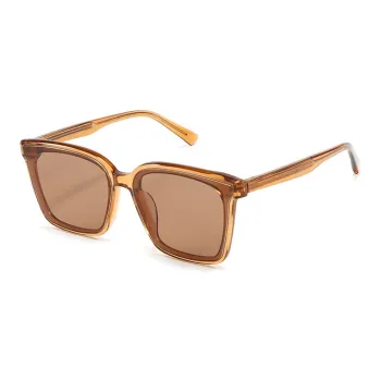 BOELEO Plate Frame Square Sunglasses Unisex