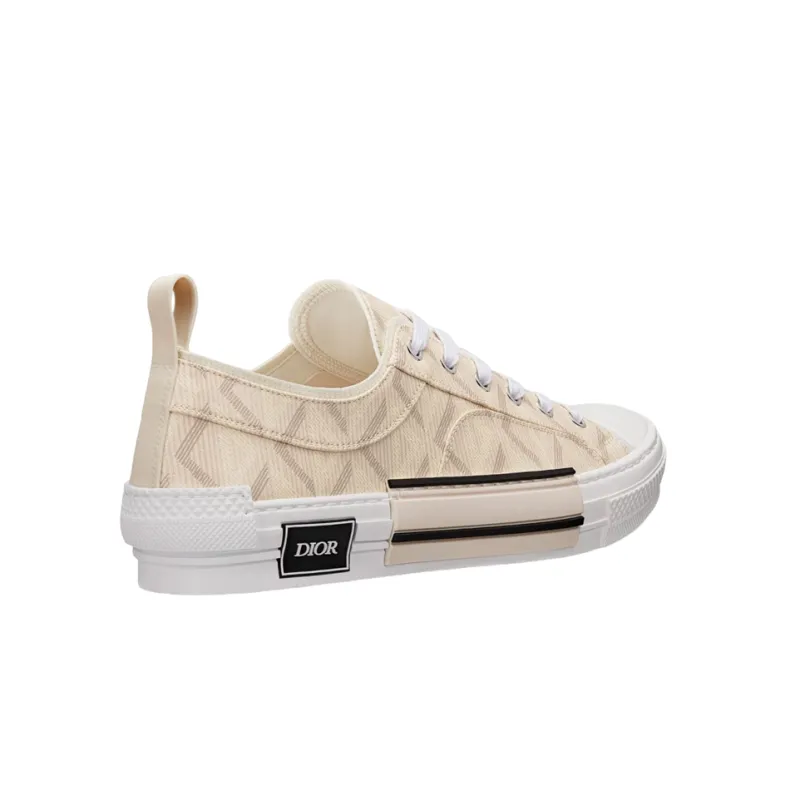DIOR B23 Low Top Athletic Shoes Unisex Natural Color-2