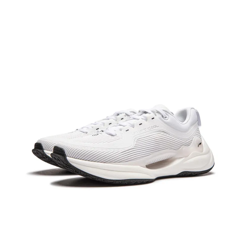 LiNing Soft COOL Cushioned Wear Resistant Lightweight Casual Shoes Men's White-2