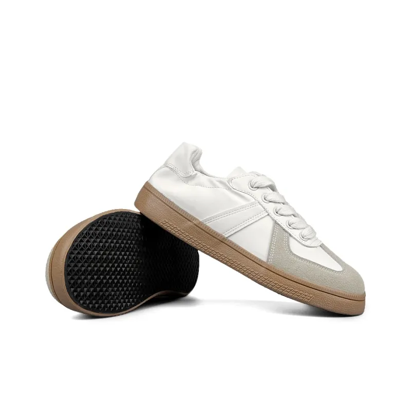 WENPU Slip Resistant Impact Resistant Lightweight Breathable Low Top Skateboard Shoes Women's-18