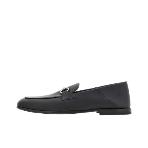 FERRAGAMO Gancini Leather Loafers