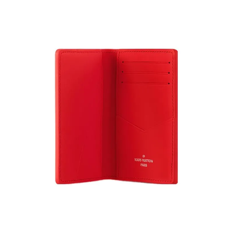 LOUIS VUITTON Pocket Organizer Taurillon Colormania Red-3