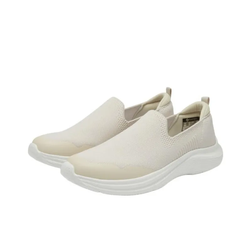 RAPIDO Slip Resistant Breathable Lightweight Wear Resistant Low Top Casual Shoes Unisex Beige-2