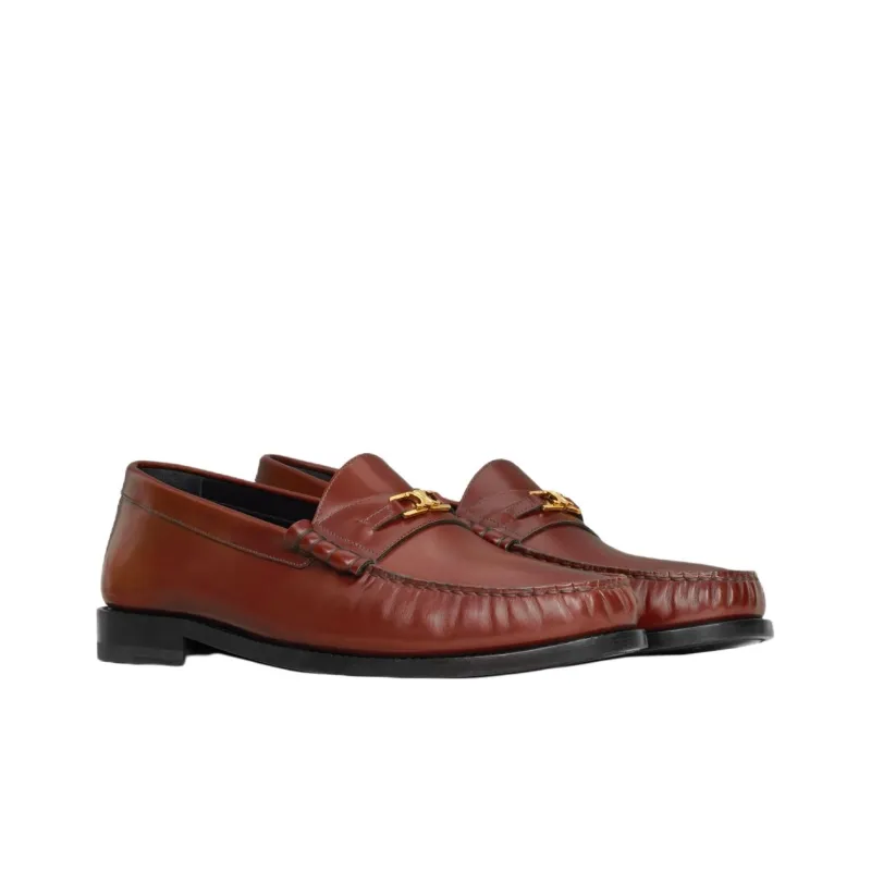 CELINE LUCO Triomphe Loafer 'Fox Red'-2
