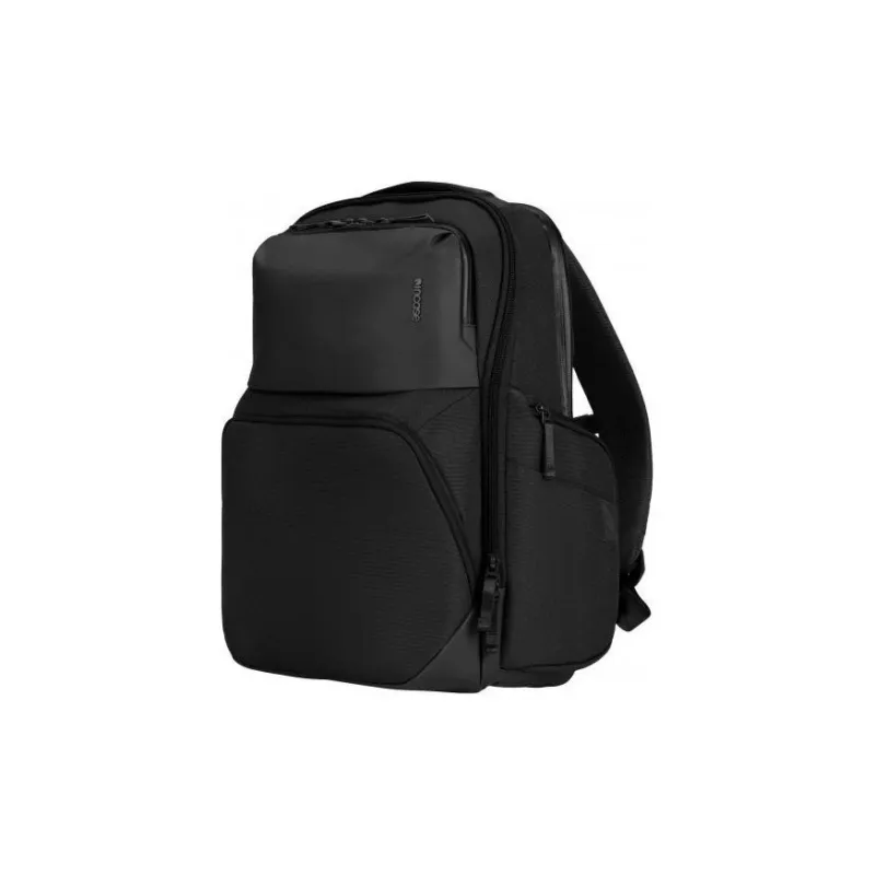 INCASE Recycled Polyester Backpack Unisex Black-2