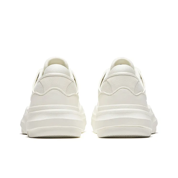 Anta Cookie Doodoo Anti Slip Wear Resistant Low Top Skateboard Shoes Women's Ivory White-3