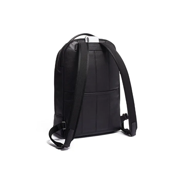 TUMI Harrison Leather Backpack Double Shoulder Regular Men's Black-3
