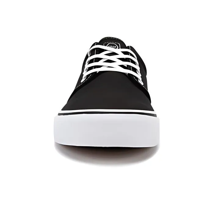 DECATHLON Cushioning Wear Resistant Low Top Skateboard Shoes Unisex Black-2