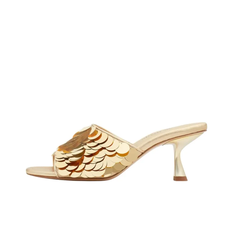 Kate Spade Slide Slippers 6.3cm Women's Gold-0