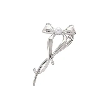 Kelanxi Alloy Hair Clips Women's Silver