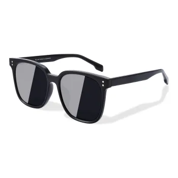 PULAIS Plate Frame Square Sunglasses Unisex Multicolor