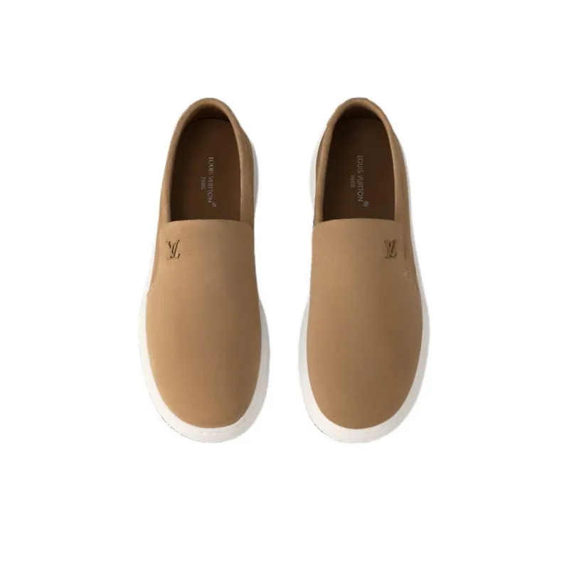 LOUIS VUITTON Pacific Loafers Men's Brown-3