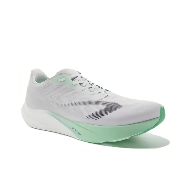 DECATHLON Durable Breathable Low Top Running Shoes Women's White Green-3