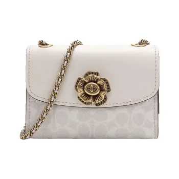 COACH Female Camellia Parker Single Shoulder Bag White