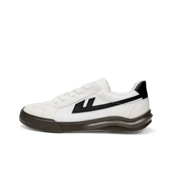 Warrior Sky Power Gentle Breeze And Small Waves Soft Sole Casual Shoes Unisex White/Black