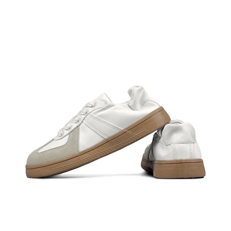 WENPU Slip Resistant Impact Resistant Lightweight Breathable Low Top Skateboard Shoes Women's-17