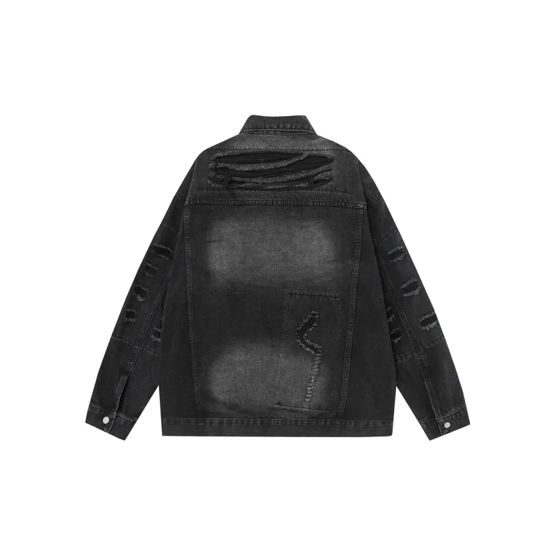 Michael Rock Denim Jacket Unisex-3