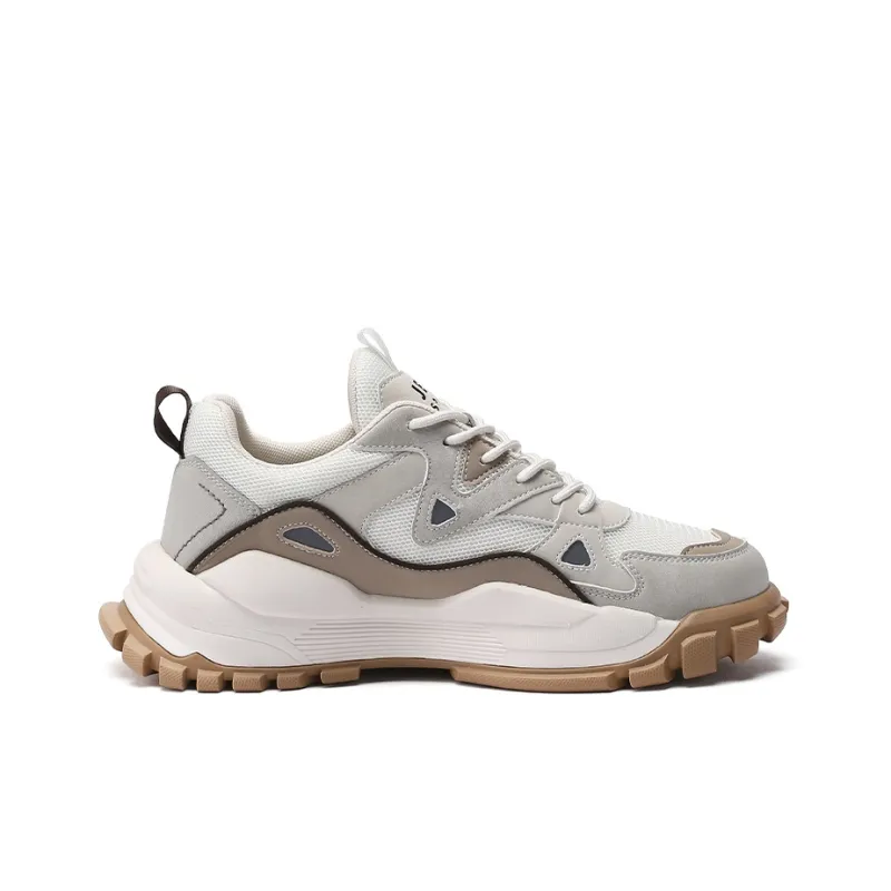 JEEP SPIRIT Chunky Sneakers Men Low Top Shuffleboard White-1