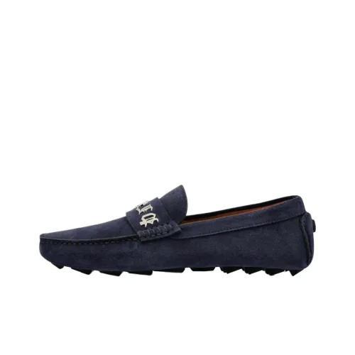 PHILIPP PLEIN Gothic Plein Suede Moccasins