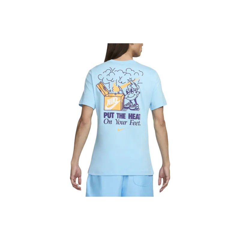 Nike T Shirt Men's Aquarius Blue-1