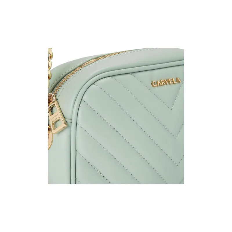 Kurt Geiger London Textile Material Shoulder Bag Crossbody Bag Women's Light Green-3
