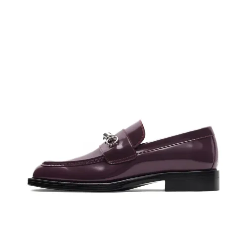 Burberry Loafers Men Dark Purple