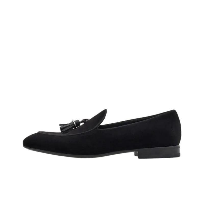 FERRAGAMO Tasselled Velvet Loafers-0