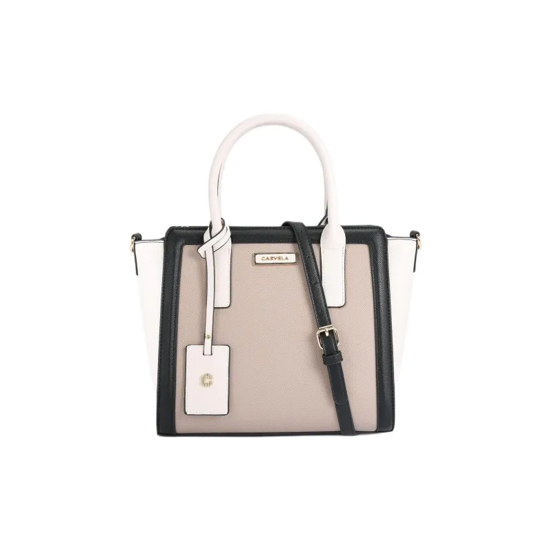Kurt Geiger London Leather Tote Bag Shopping Bag Shoulder Bag Crossbody Bag Handbag Medium Size Women's White & Black-0