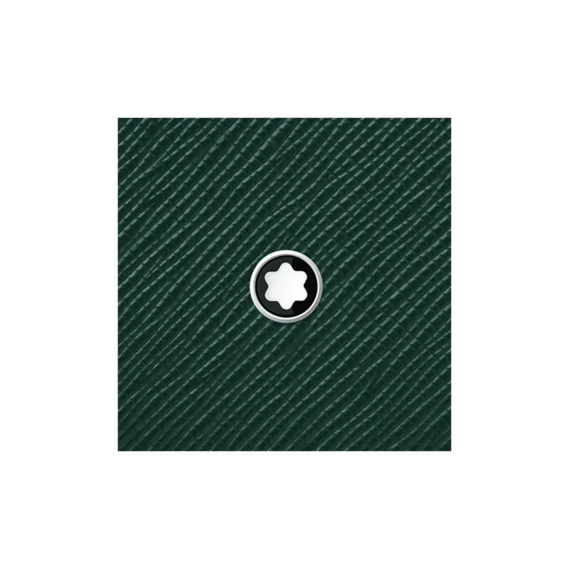 MONTBLANC Cow Leather Wallet Men's British Green-2