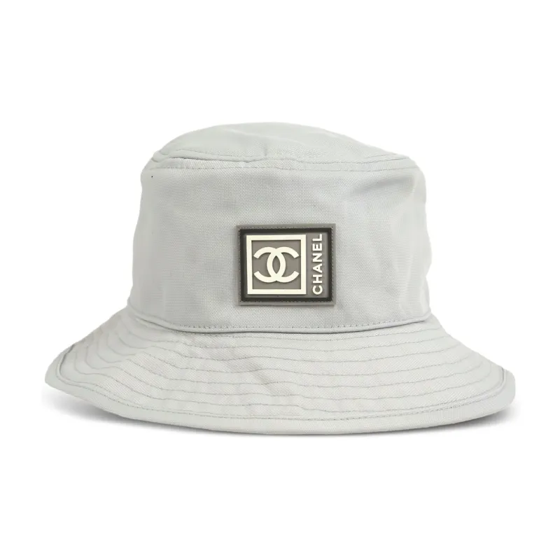 CHANEL 1990 2000s Sport Line Bucket Hat-0