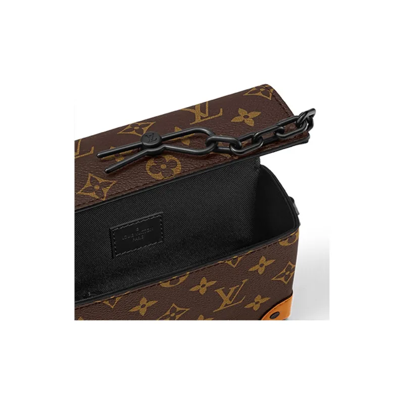 LOUIS VUITTON Men Steamer Crossbody Bag Wearable Wallet-5