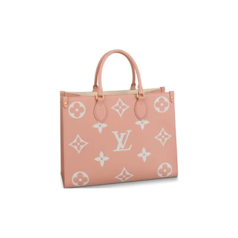 LOUIS VUITTON Onthego Mm Trianon Pink/Cream-2