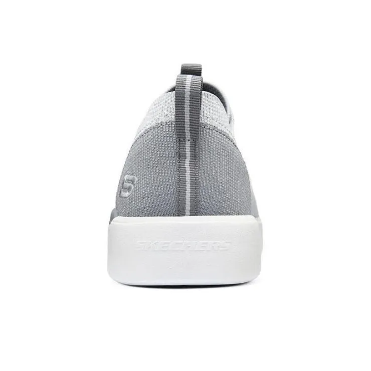 Skechers Wear resistant And Lightweight Low Top Skateboard Shoes Men's Gray-4